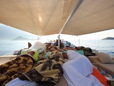 Sleeping on deck