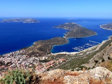 Views over the fishing village of Kas