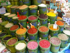 Spice markets in Fethiye Paspatur